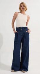 Karen Millen Sötétkék Farmer Nadrág Széles Hosszú Magas Derekú Karen Millen 40