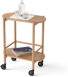 Tchibo - 2 szintes tömörfa zsúrkocsi - barna