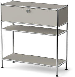 Tchibo - /Cn3 Slim Line fém konzolasztal fiókkal - szürke