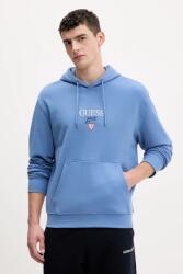Guess Jeans pamut melegítőfelső - kék XL - answear - 34 990 Ft
