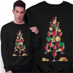 Freshtop Karácsonyi pulóver Ajándék Karácsonyra Bor Karácsonyfa Bor Alkohol