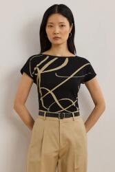 Lauren Ralph Lauren t-shirt - fekete XXS