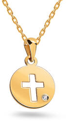 Heratis Forever Arany gyémánt medál Kereszt 0, 0060 ct ALBR039HR