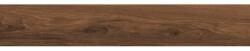 Mexen Meranti Choco gres emailat rektificat G1, placă de podea și de perete imitatie de lemn 120 x 20 cm, mat (TL609-120-020-03)