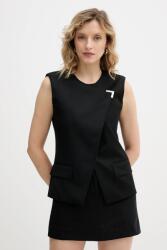 Karl Lagerfeld mellény gyapjú keverékből - fekete 38