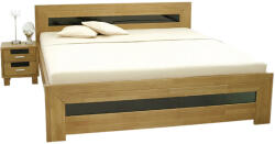 Ágy manufaktúra Santos - bükk ágykeret ágyneműtartóval 140x200 cm - matracwebaruhaz