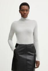 HUGO BOSS hosszú ujjú gyapjúkeverékből Elavu - szürke M - answear - 57 990 Ft