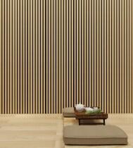  Archi Design, White Oak, Akusztikus fali panel 60x275x2, 2 cm - fehér tölgy