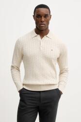 Tommy Hilfiger pamut pulóver - bézs M - answear - 61 990 Ft