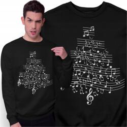Freshtop Karácsonyi Pulóver Ajándék Karácsonyra Zenésznek, Fának, Hangjegyeknek, Énekeknek