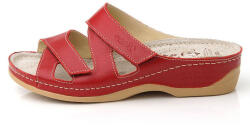 Batz Papuci dama, Batz, Eni-Rosu, casual, piele naturala, ortopedici, cu platforma, rosu (Marime: 36)