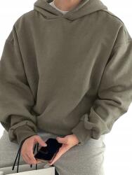 Dazy Khaki Férfi Kapucnis Pulóver Laza Szabás 40 1KE