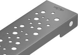 Mexen Flat M12 masca pentru scurgere liniară 70 cm, gri armat periat - 1E21070 (1E21070)