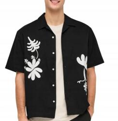 ONLY & SONS Only&sons Fekete Casual Ing Fehér Növényi Motívummal L Kwh (22033689)