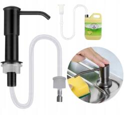  Folyékony Szappan Adagoló Konyhai Mosogatóhoz, Fekete (DOM/MW/A-DOZ01)