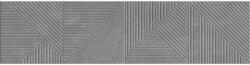 Mexen Magnifica Avenue Nero gres glazurat rect. G1, placă de perete 120 x 30 cm, mat - TL707-120-030-51 (TL707-120-030-51)