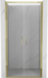 Mexen Exo-B Duo uși de duș duble batante 120 cm, transparent, auriu - 814-120-000-50-00 (814-120-000-50-00)