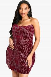 Boohoo Mini Ruha Nyitott Flitteres Váll 14T B18__52