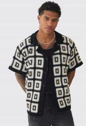 Boohooman Kötött Pulóver Gombos Minta Xpw B18__M