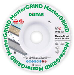 Distar Gyémántkorong 1A1R V 115/22, 23 MasterGRIND - vágáshoz és köszörüléshez (Ref. 87015424065)
