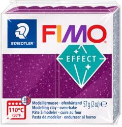 FIMO Gyurma, 57 g, égethető, FIMO Effect , csillámos bíborlila (8010-61)