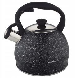 Klausberg Vízforraló Síppal 2L Klausberg Fekete Márvány (KB-7320)