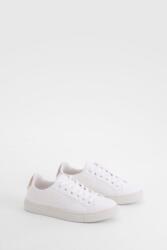 Boohoo Fehér Fűzött Tornacipő 1CR B18__37 (GZZ95415)