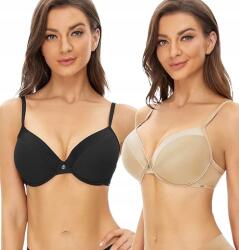 Shekini Sima Merevített Melltartó Alacsony Szegycsonttal 2PACK 85B J7E