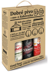 Bakalár-Cernovar-Prazacka Cseh Sörválogatás Pack 4, 5% (3 x 0, 5 L üvleges sör )