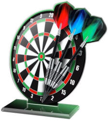  Dart trófea, dartstábla nyilakkal, akril