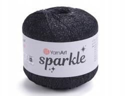 YarnArt Sparkle metál kordon fekete 1360