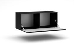  Lebegő TV Állvány Fekete/Fényes Fekete Színben. VIVIEN 01 (wipPUVITV01CCCP005010)