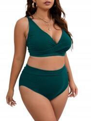 Shein Plus Size Fürdőruha, zöld, Size 44, állítható vállpántokkal