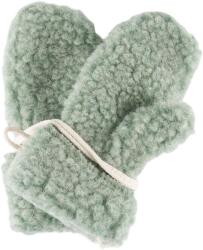 Vlnka Gyermek egyujjas kesztyű birkagyapjúból zöld ruházat méretei M