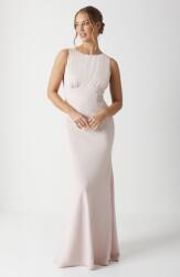  Világos Rózsaszín Koktél Maxi Ruha Estélyi Sima Egyenes Coast 38-AS