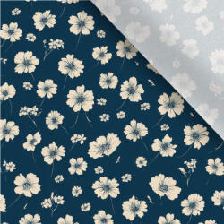 Takoy Jersey Takoy mini blue flowers Amarilis