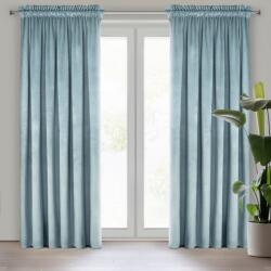 Takoy DESIGN 91 Egyszínű puha bársony sötétítő függöny ROSA tengerkék 140 x 270 cm