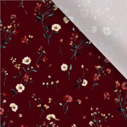 Takoy Jersey Takoy mini bordó virágok Floriette
