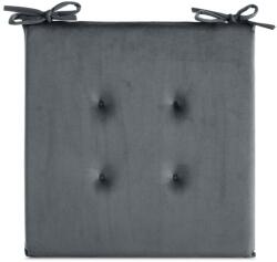 Takoy Bársony ülőpárna GAJA dekor steppeléssel és praktikus megkötővel-HF-463976