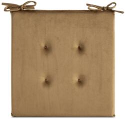 Takoy Bársony ülőpárna GAJA dekor steppeléssel és praktikus megkötővel-HF-463982