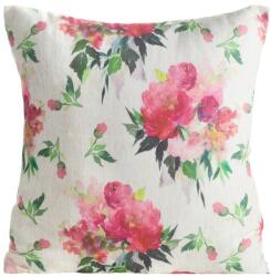 Takoy Húsvéti len struktúrájú díszpárnahuzat WIOSNA 66 virágmintával