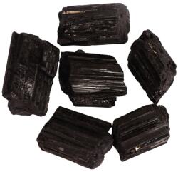  Turmalina Neagra Bruta - 29-41 x 16-24 x 14-19 mm - Cristal al Stabilitatii Interioare - ( XL ) - 1 Buc