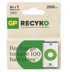 GP Batteries Akkumulátor 9V 6F22 6LR61 200mAh Gp ReCyko+ B1 (B53450)