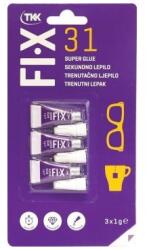  Pillanatragasztó készlet TKK FIX SUPER GLUE összesen 3g Kód: 517757