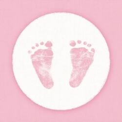 Ambiente Baby Steps Girl papírszalvéta 25x25cm, 20db-os