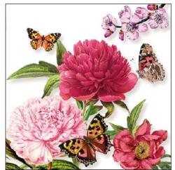 Ambiente Peonien White papírszalvéta 25x25cm, 20db-os