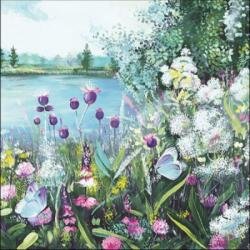 Ambiente Lake View papírszalvéta 33x33cm, 20db-os