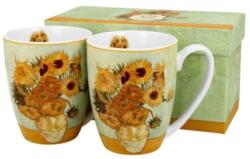 Duo Gift Porcelán bögre szett - Van Gogh: Napraforgók