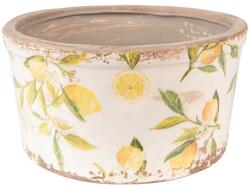 Clayre & Eef Kerámia virágcserép - Ø16x9cm - szep-otthon - 3 370 Ft