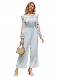  Női Overál, fehér, csipkés, Size L